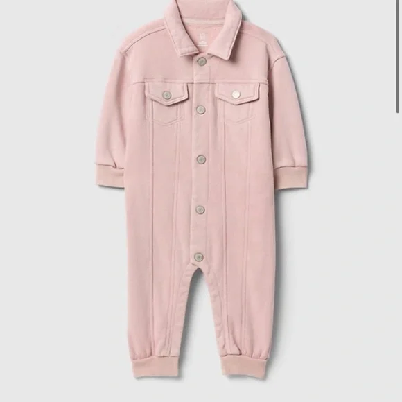 GAP Light Pink Kids vintage soft  One Piece