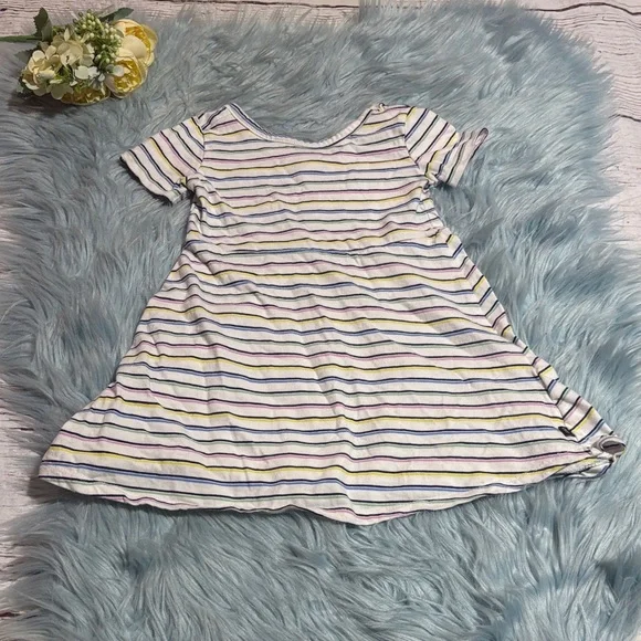 GAP Kids Multicolor Stripe Short Sleeve Dress sz 3T