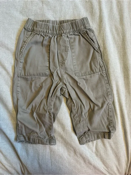 GAP Olive Green Cargo-Style Kids Shorts