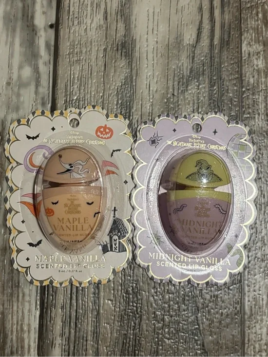 Disney The Nightmare Before Christmas Zero and Oogie Boogie Lip Gloss Due