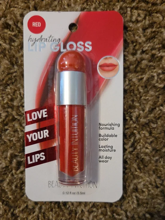 Hydrating Lip Gloss – Red