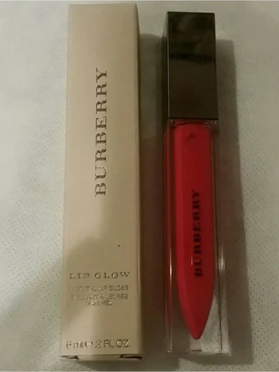 Burberry Lip Glow Gloss - military Red color