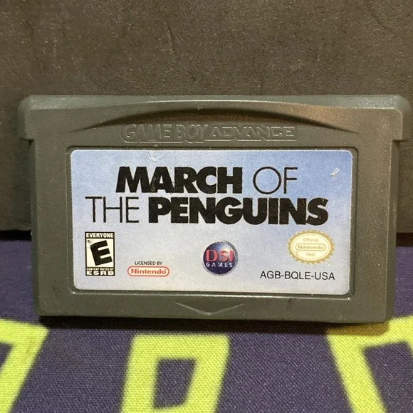 March of the Penguins for Nintendo Game Boy Advance GBA E NTSC-U/C