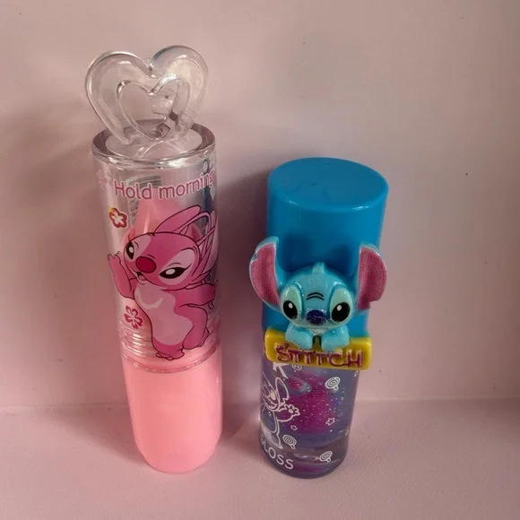 Disney Stitch and Angel Lip Gloss Duo -