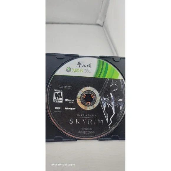 The Elder Scrolls‎ V: Skyrim (Microsoft Xbox 360, 2011) Disc Only Tested Working
