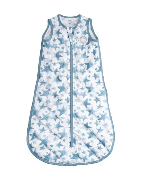 Dreamland Sleep Sack Sleeveless Blue Star Size 0-6 Months