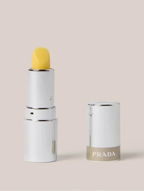 PRADA Yellow Nourishing Lip Balm - Sheer Hydration-Travel size