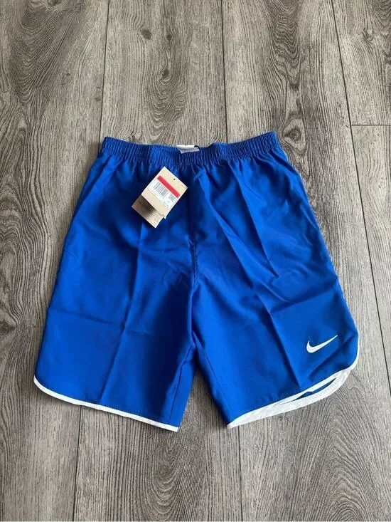 Nike Men’s Royal Blue Athletic Shorts with White Trim