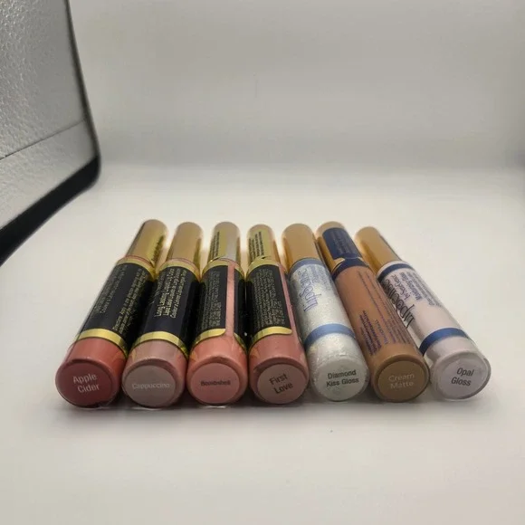 SeneGence LipSense Nude Neutral Bundle 7pc Lip Colors Glosses NEW