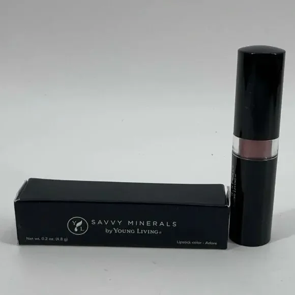Young Living Savvy Minerals Lipstick Adore 21295 Mineral Satin Shimmer 0.2oz