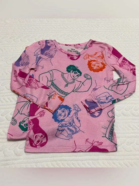 💗 Disney - Encantó Pink Girls' Character Long-Sleeve Pajama Set‎
