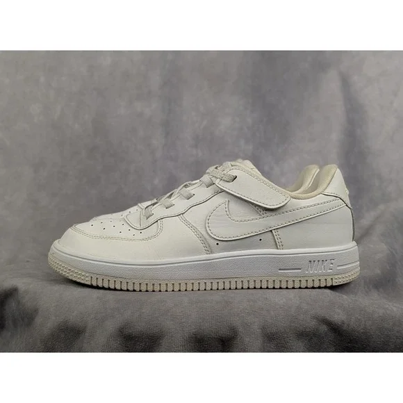Nike Air Force 1 Low EasyOn Kids Shoes White FN0237-111‎ Size 3Y
