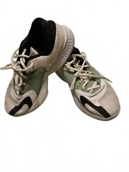 Nike Freak 1 Basketball Shoes Size 7Y White Green Black