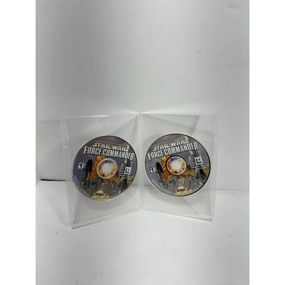 Star‎ Wars Force Commander PC Game Discs 1 & 2 Discs Only