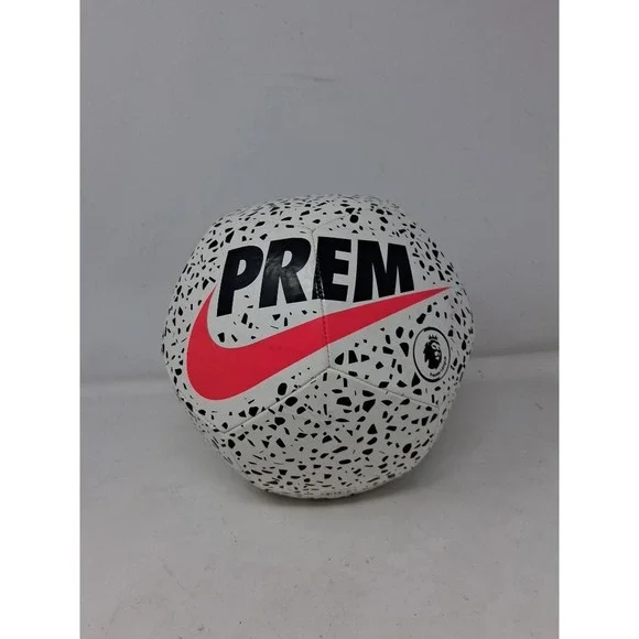 Nike Pitch Premier League Soccer Ball Size 5 White Black Red SC3983-100