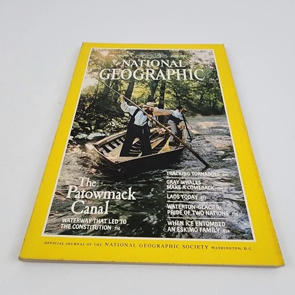 National Geographic Magazine June 1987 No ‎ Insert