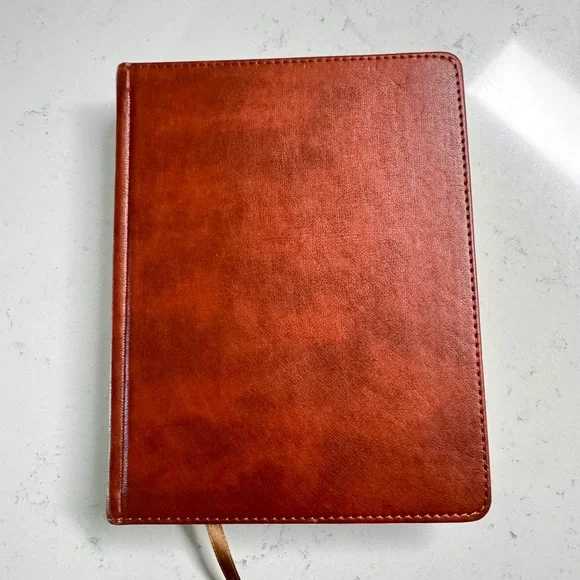 Holman Notetaking Bible HCSB Brown LeatherTouch Illustrator Edition