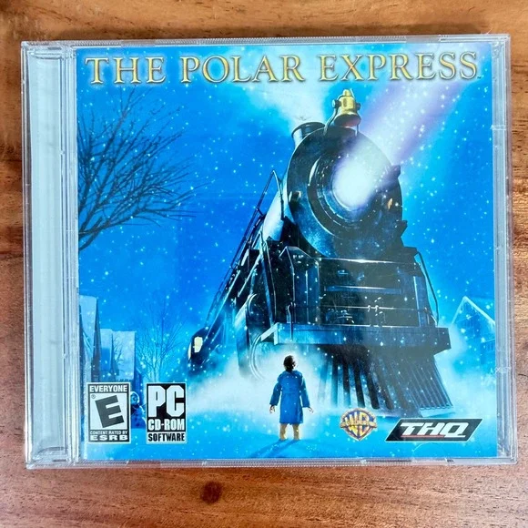 The Polar Express PC CD-ROM Video Game THQ 2004 2-Disc Set Holiday‎ Adventure