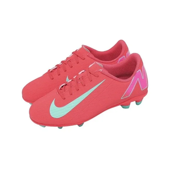 NEW Nike JR Vapor‎ 16 Club FG/MG Ember Glow Kids Youth Soccer FQ8286-800 6 Y