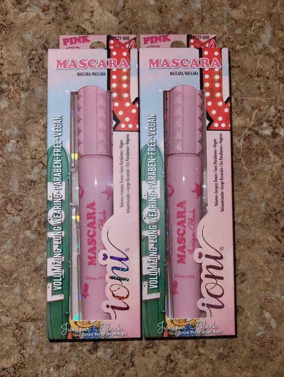Ioni Pink Cowgirl Collection Volumizing Mascara in Juniper Black (2 piece set)