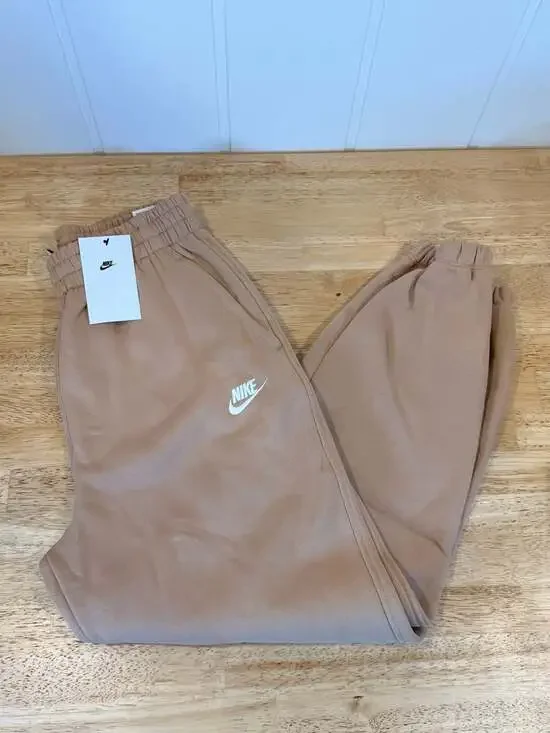 Nike Sportswear Club Fleece Joggers Washed Coral/White Kids Size Large