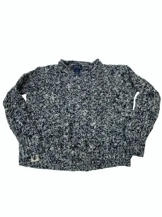 Polo Ralph Lauren 100% Cotton Navy Blue Kids Unisex Boys Girls Sweater Size 5