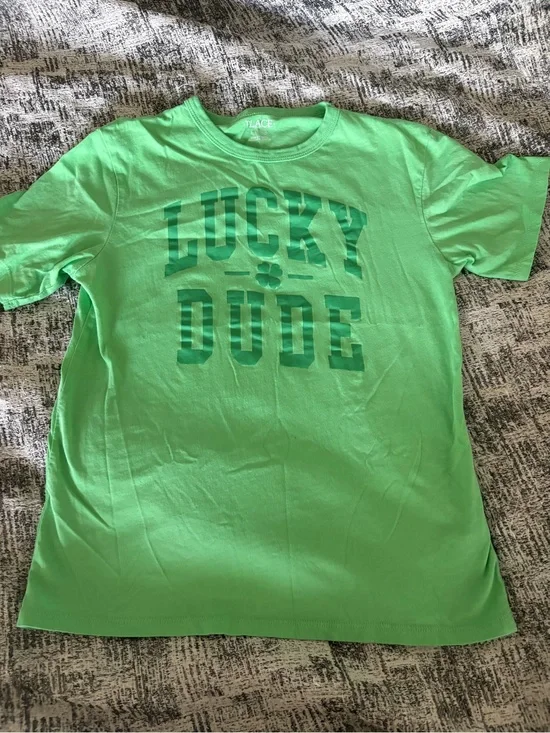 Children’s Place Lucky Dude Shirt Size Large