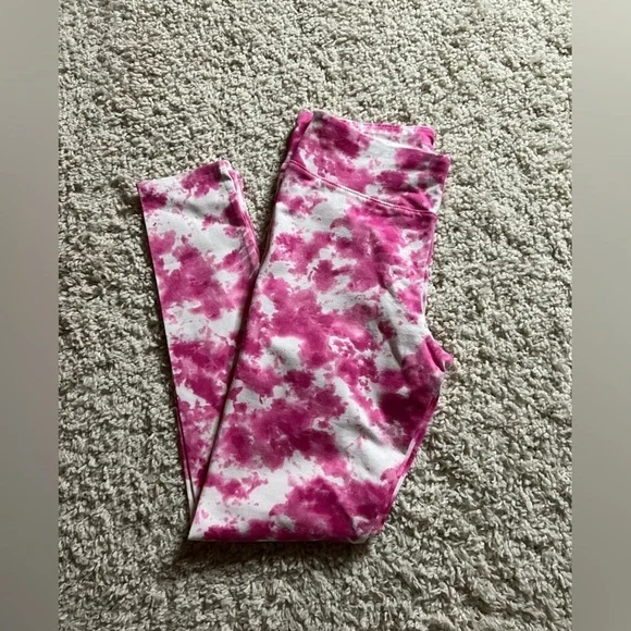 Girls Size Large Children’s Place Pink Tie-Dye Leggings NWT
