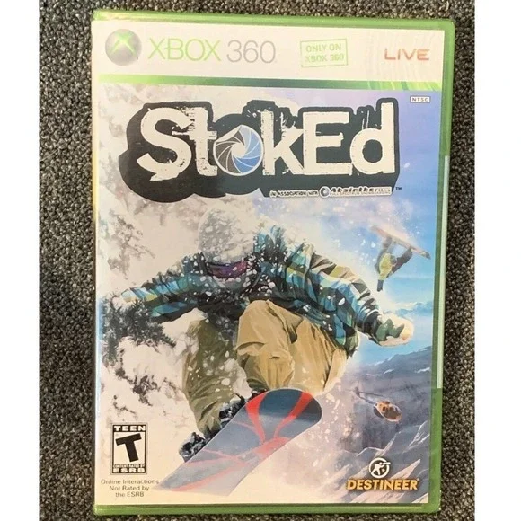 Stoked Xbox 360 Snowboarding Game‎ New Factory Sealed Destineer NTSC