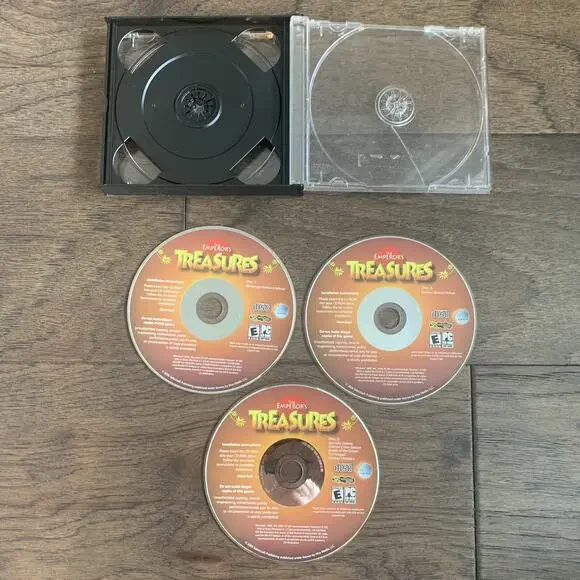 Rare The Emperors Treasures PC Game 3 Disk Set Viva Media 2006