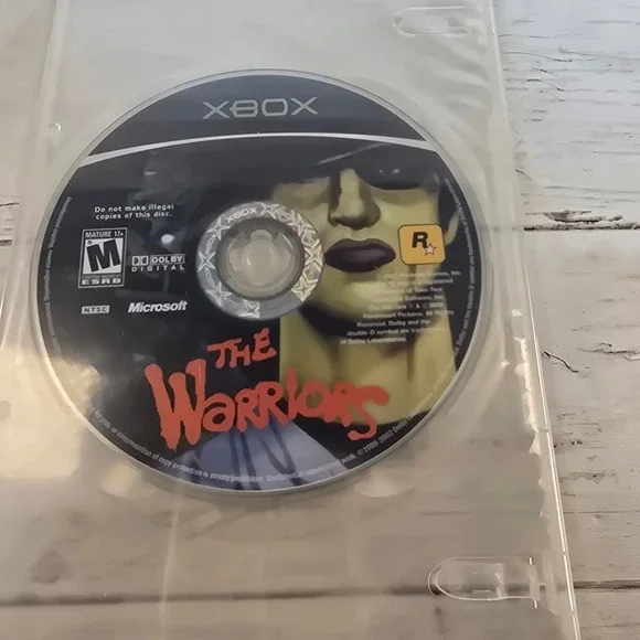 The Warriors Microsoft Xbox Game Disc Rockstar Games NTSC Action Brawler