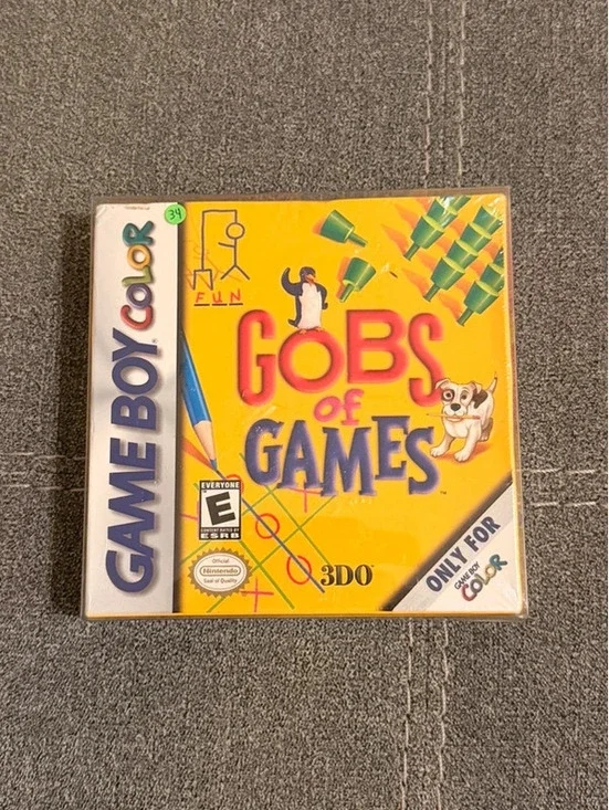 Gobs The Games for Nintendo Gameboy Color