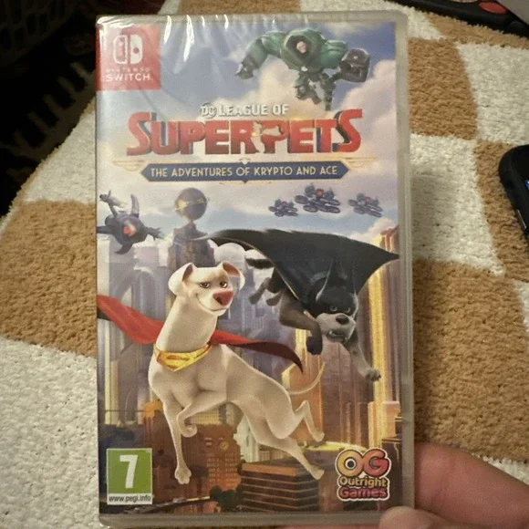Nintendo Switch DC League of Superpets The Adventures of Krypto & Ace SEALED