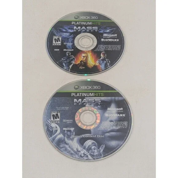 Mass‎ Effect (Xbox 360, Platinum Hits, 2-Disc with Bonus)