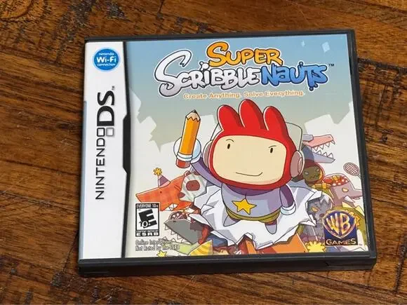 Super Scribblenauts (2010, DS) Nintendo WB Games Complete CIB