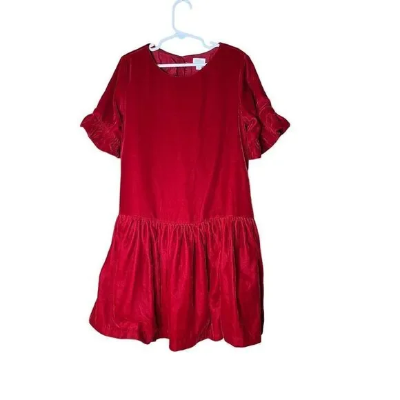 Gymboree Girls Red Velvet Dress Size 8‎