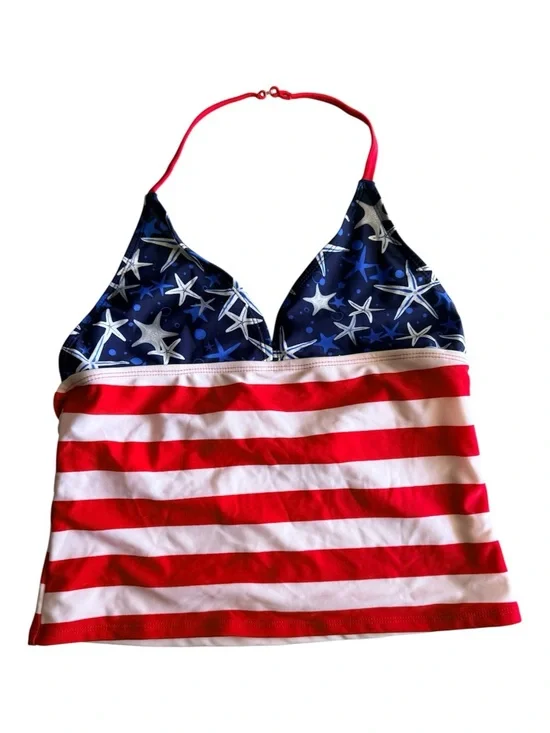 Op Ocean Pacific Girl's Halter Tankini Top. Size Youth XL
