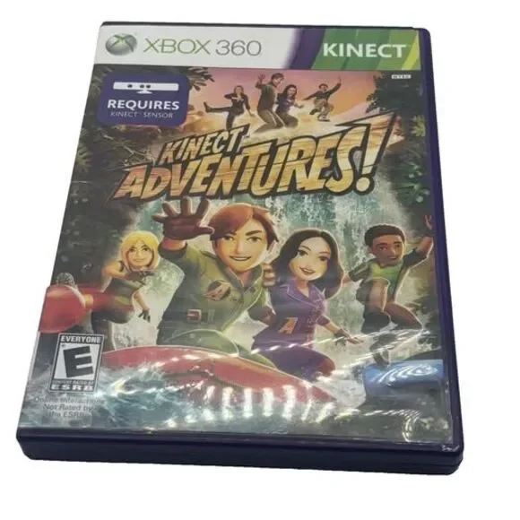 Kinect Adventures - Microsoft Xbox 360 Rated E For Everyone Video Game
