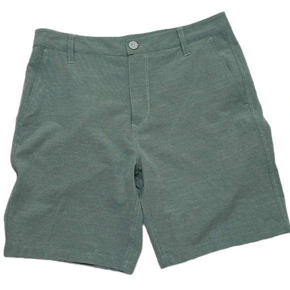 RVCA Dual Purpose Trunk Hybrid Mint Green Swim Amphibian Waist 30