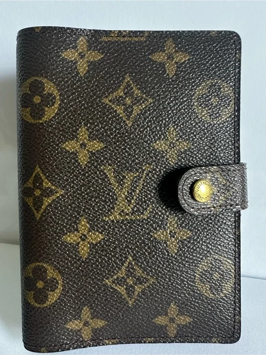 Louis Vuitton Monogram Agenda PM 6-Ring Planner Cover Hot Stamp M.K