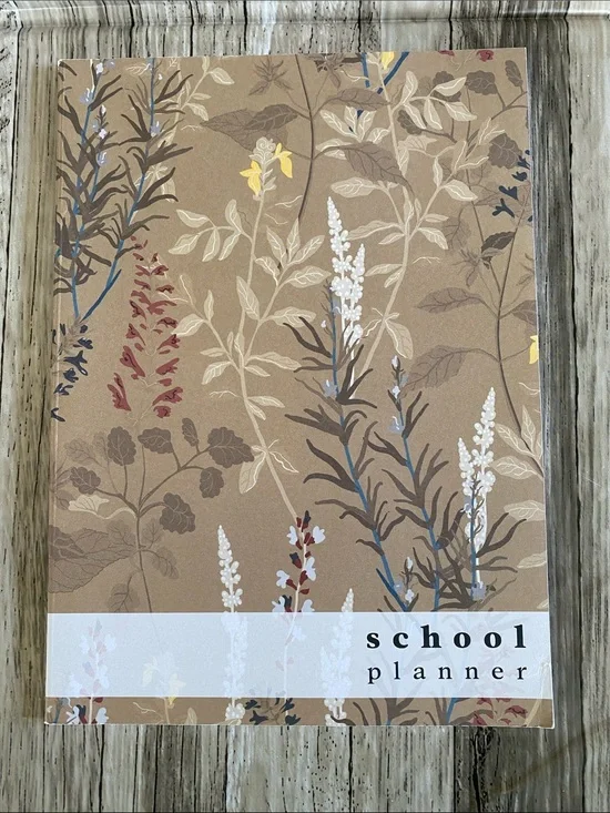 TULA XII BLANK SCHOOL PLANNER
