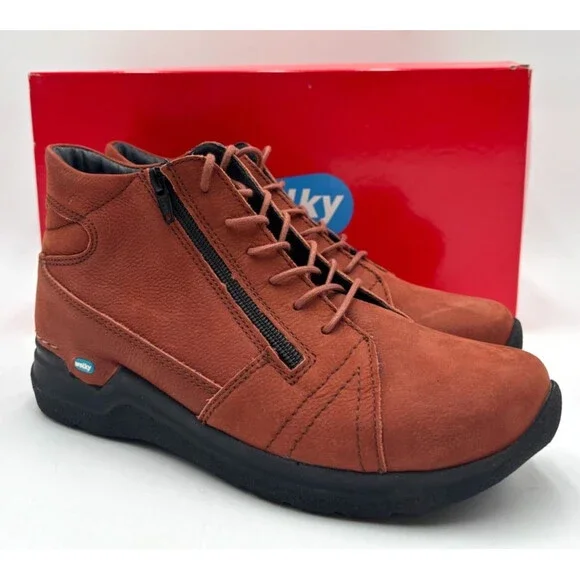 Wolky WHY TERRA ANTIQUE NB Women's NEW Ankle-Boot Brown EU Size 39