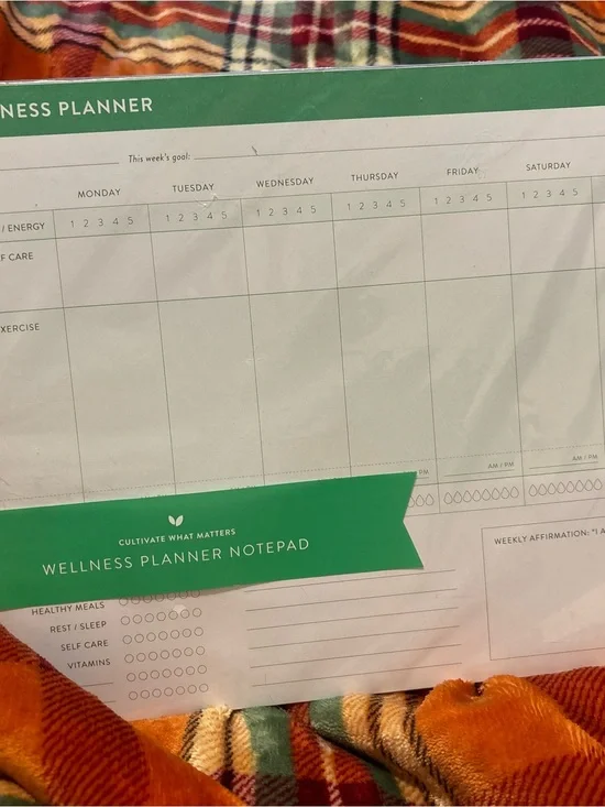 Cultivate What Matters - Brand New & Authentic Wellness Planner Notepad