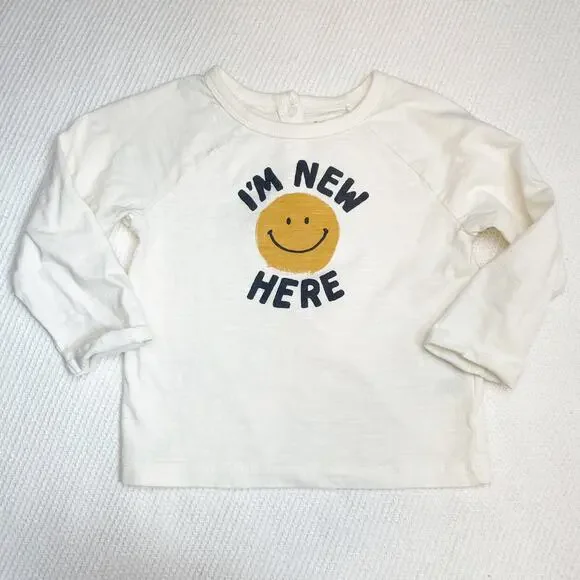 I'm New Here Gymboree Long Sleeved Tee