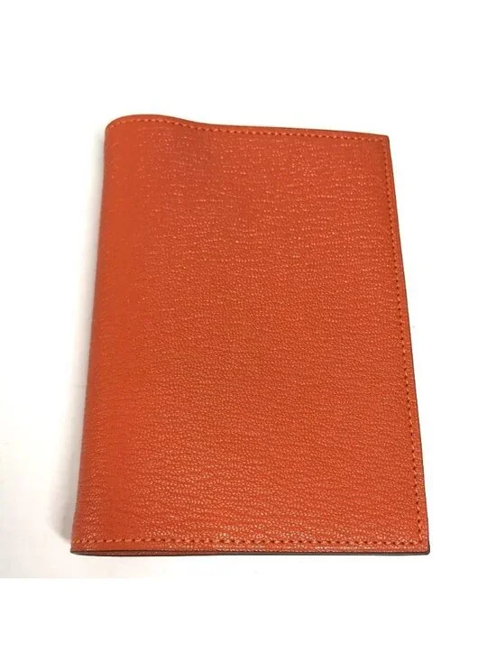 Hermes Notebook Cover Agenda GM Chevre Orange