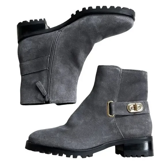 EUC Talbots leather ankle boots