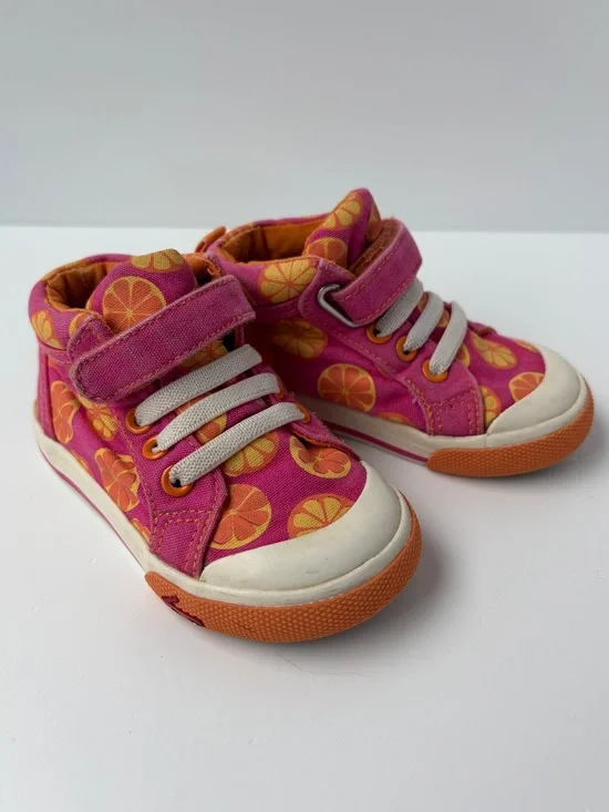 See Kai Run Mo Sneaker Baby Toddler Size 5 Oranges Pink Orange Sneakers‎