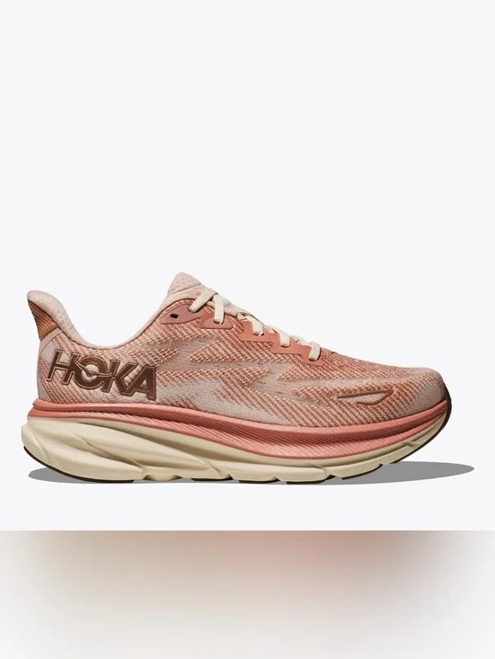 HOKA Clifton 9 Women's Sandstone / Cream Size 7B