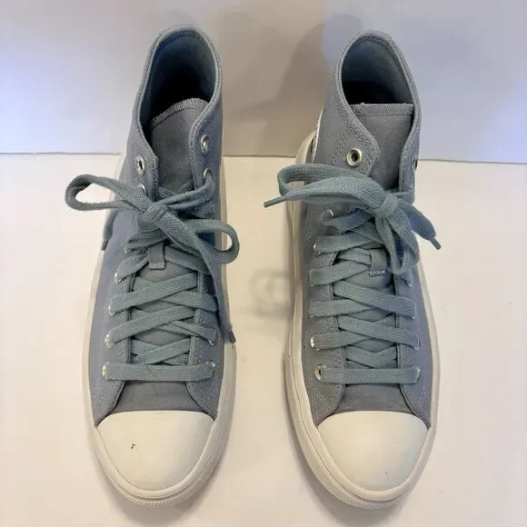 Converse Chuck Taylor All Star Move Platform High Cross Stitch Roses Size 10