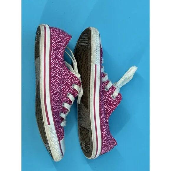 Converse Chuck Taylor All Star Dainty Ox Women’s 6 Pink Polka Dot Sneakers